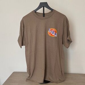 Lira Brown Short Sleeve Tee with Logo